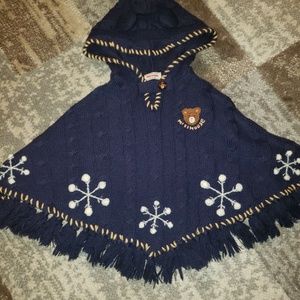 Mikihouse poncho